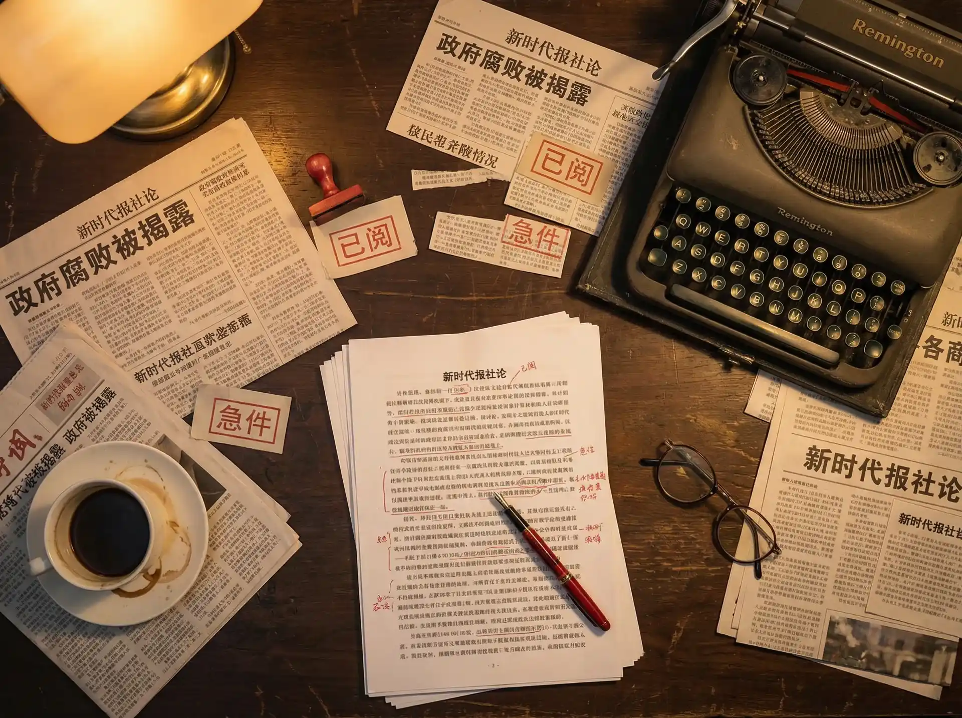 奇异果官网 - 报社编辑部工作场景